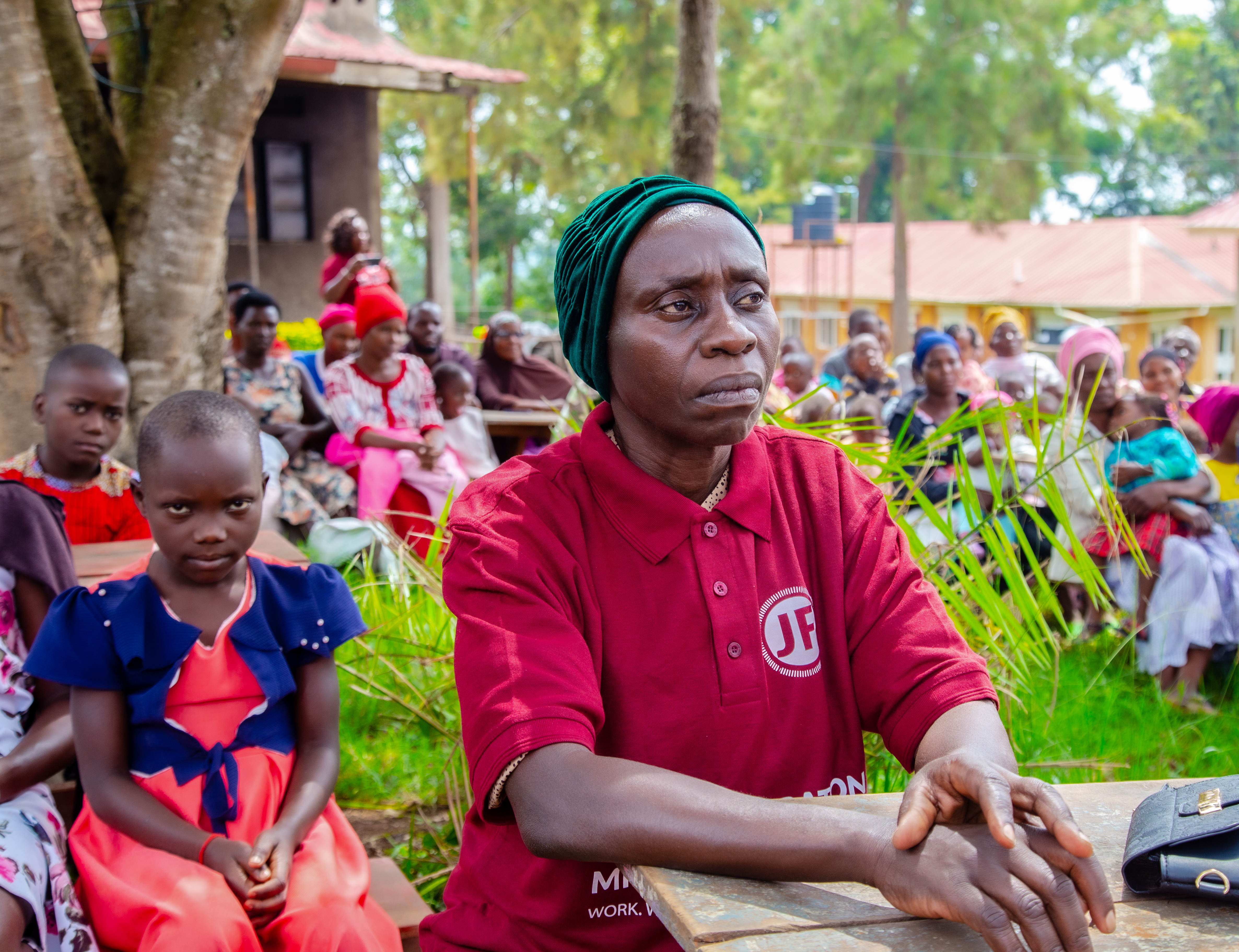 Masaka outreach scene